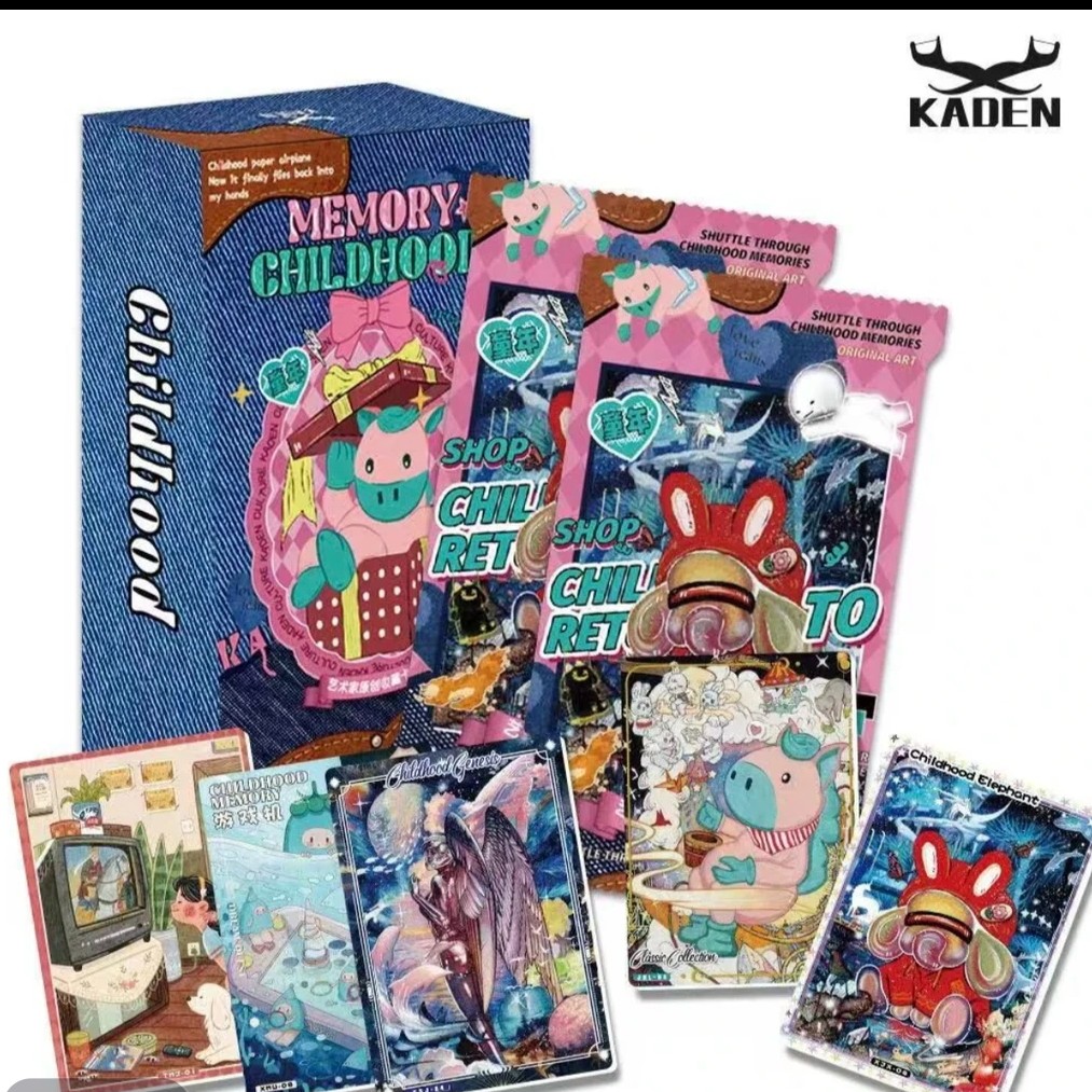 （拆盒）卡登《童年》艺术家收藏卡牌动漫文创系列盲盒代拆