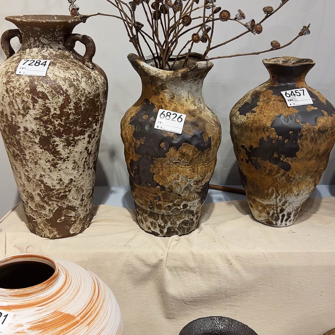 瓶6826高35口11陶瓷花瓶无孔