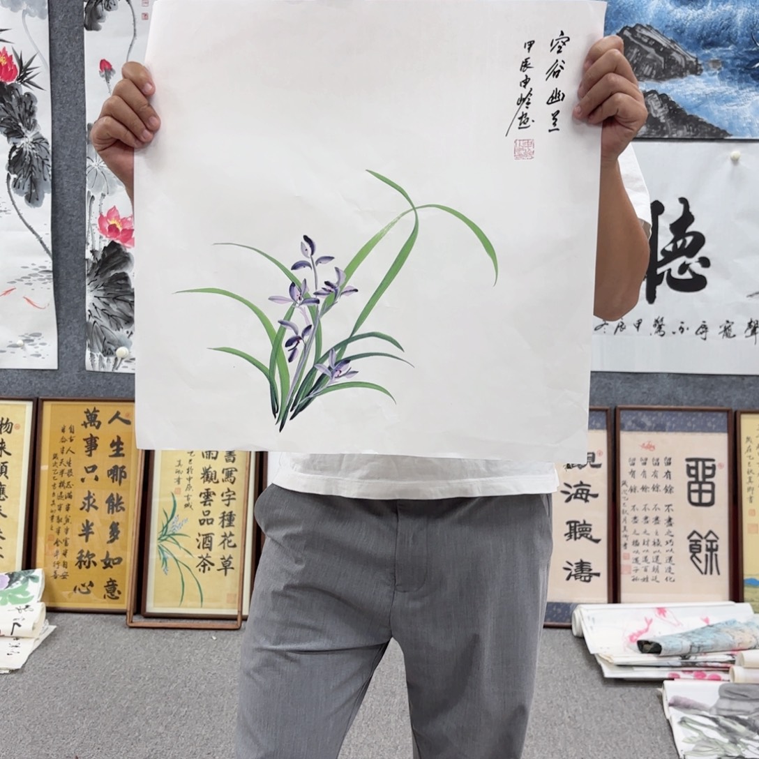 国画国画作品多次