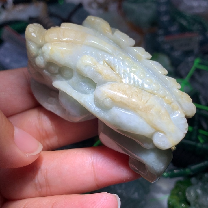 翡翠颈饰未镶嵌保真天然A货翡翠