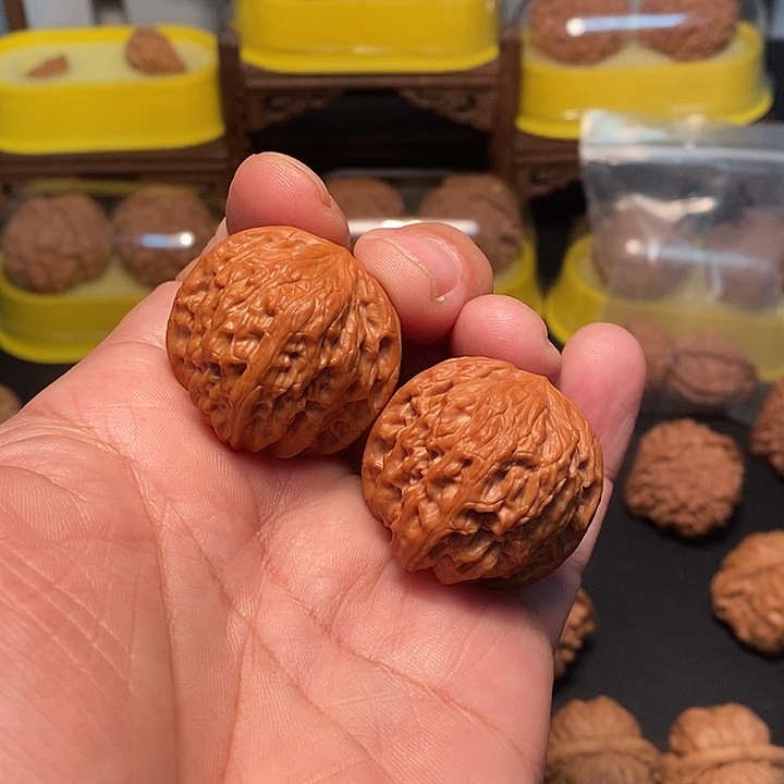 吊坠文玩核桃35尺，磨盘