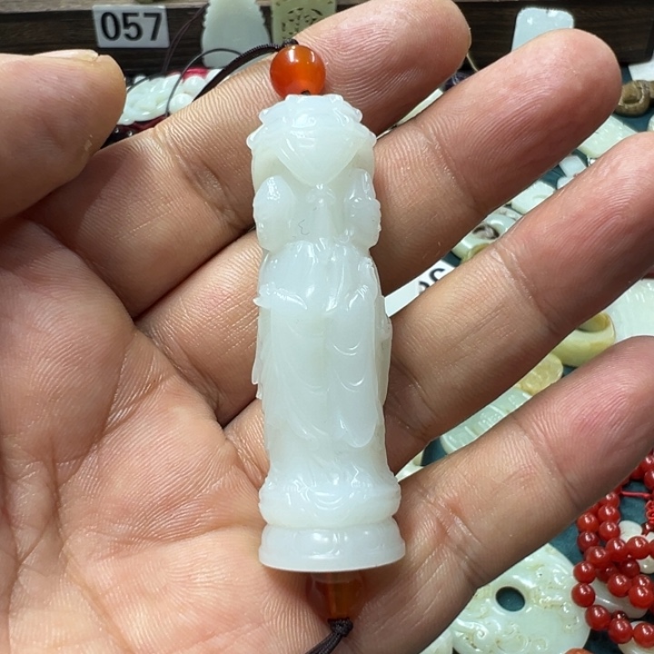 和田玉吊坠(不含链)未镶嵌