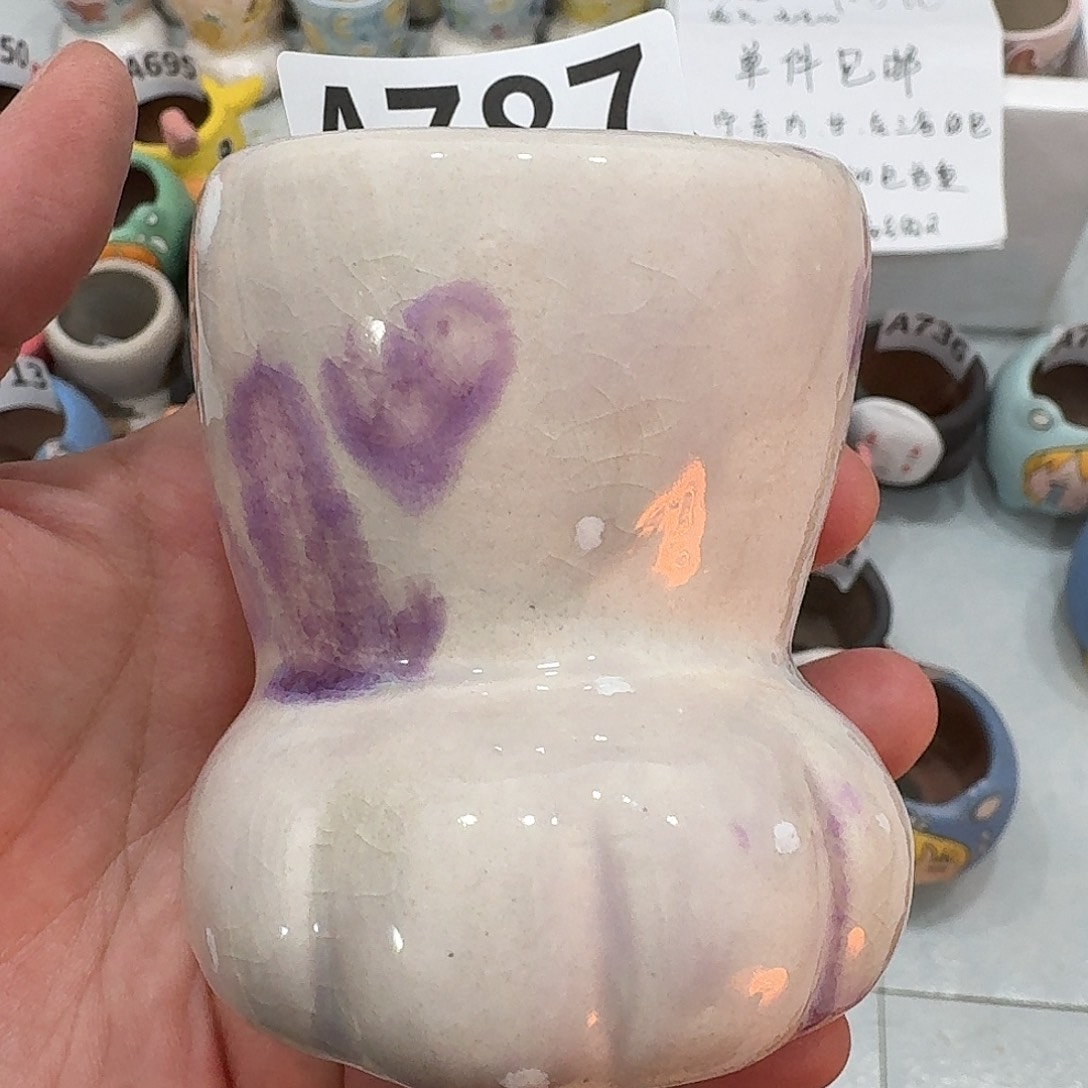 安***妮手工瑕疵多肉花盆