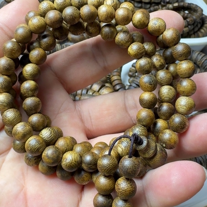 沉香手串乌身手串15克加