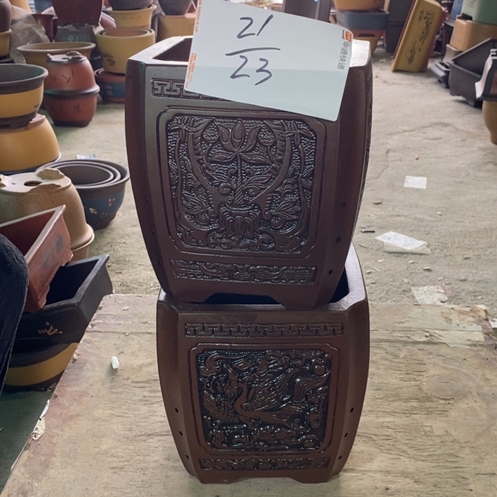 紫砂花盆紫砂紫砂