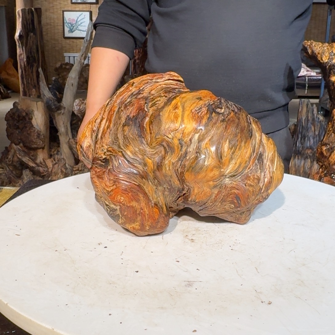 高***兴琥珀木北沉香琥珀木摆件定向链接45