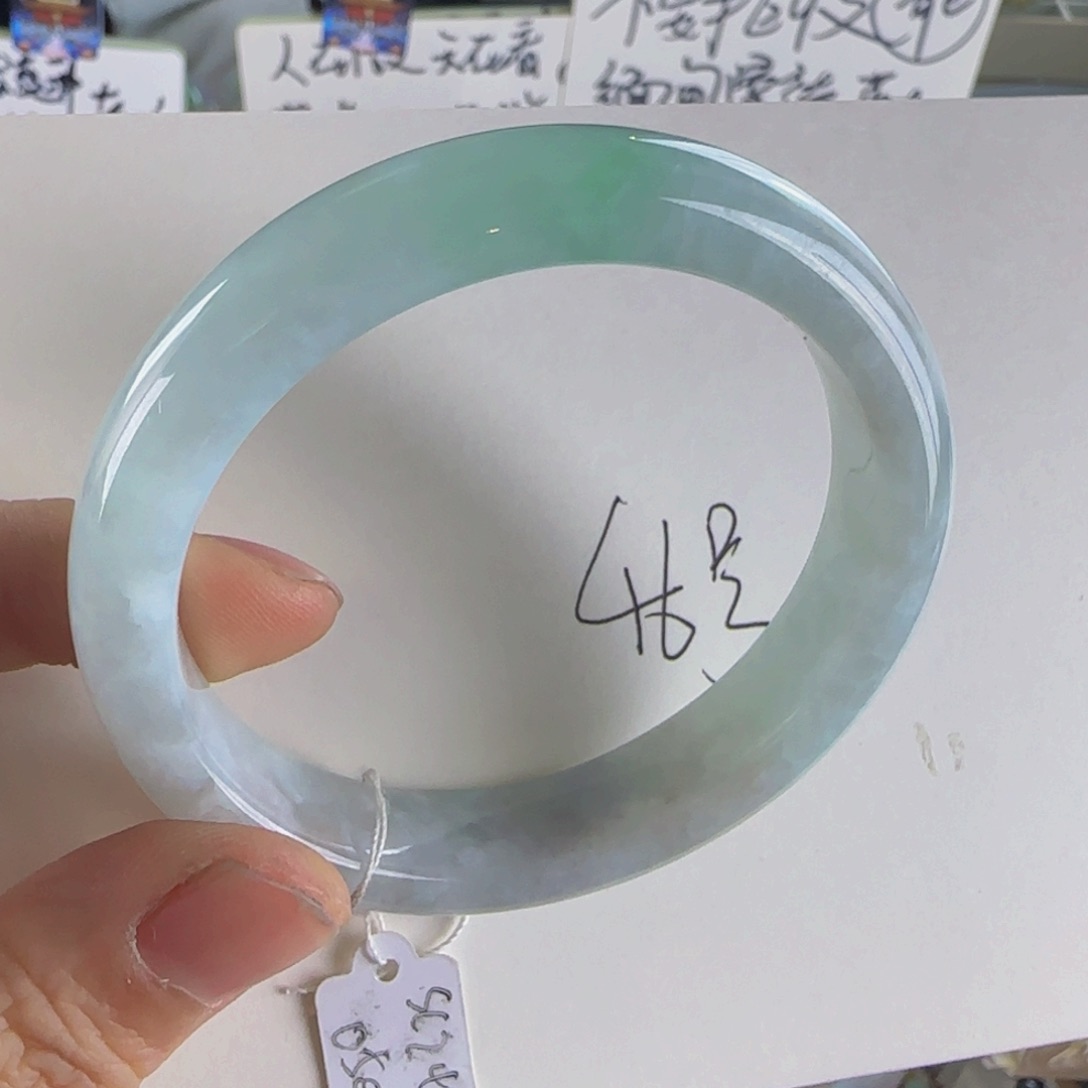 翡翠手镯未镶嵌老坑53.4