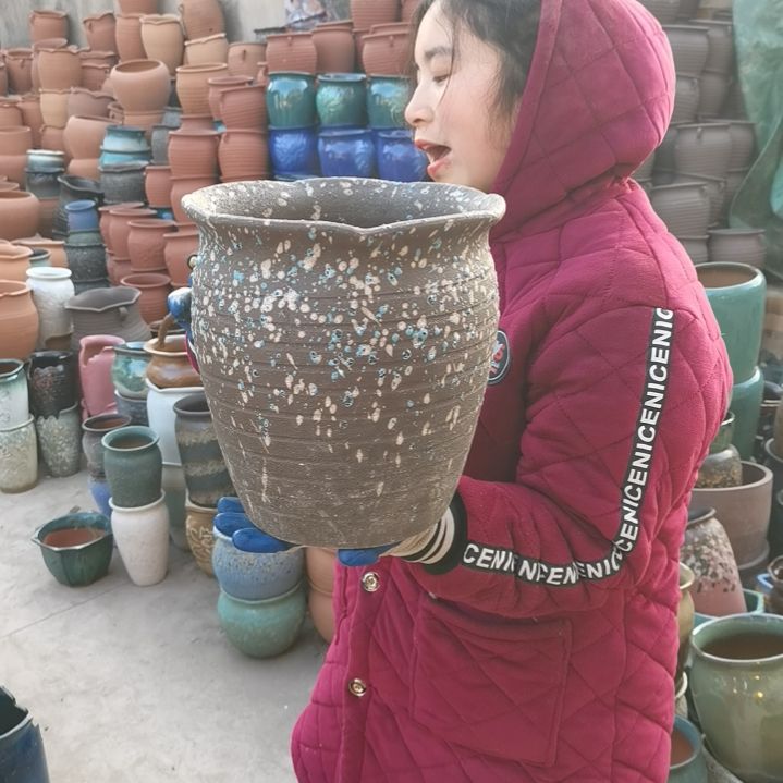 红陶口25高25瑕疵