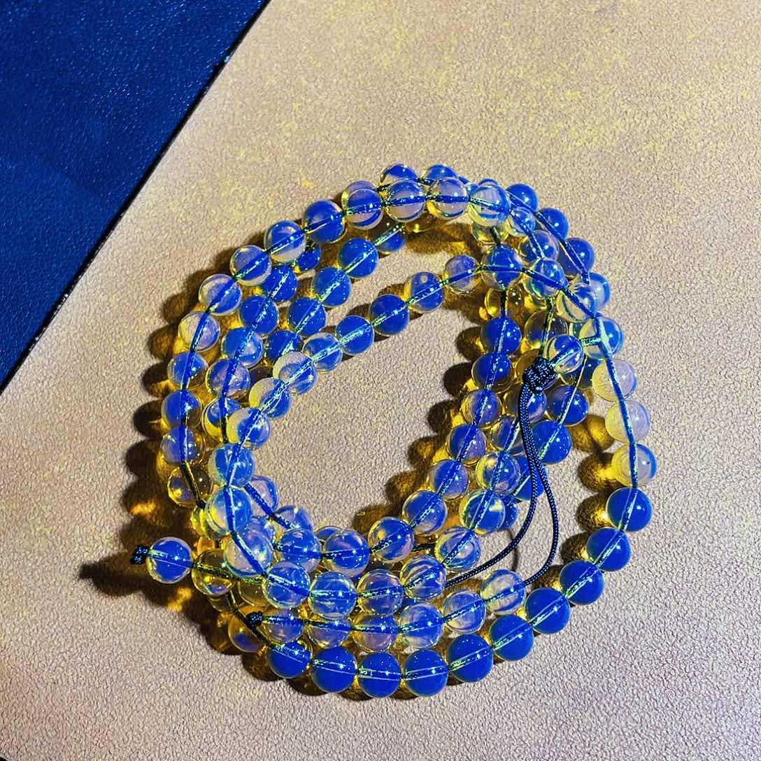 未镶嵌蓝珀裸石6加108毕业品质