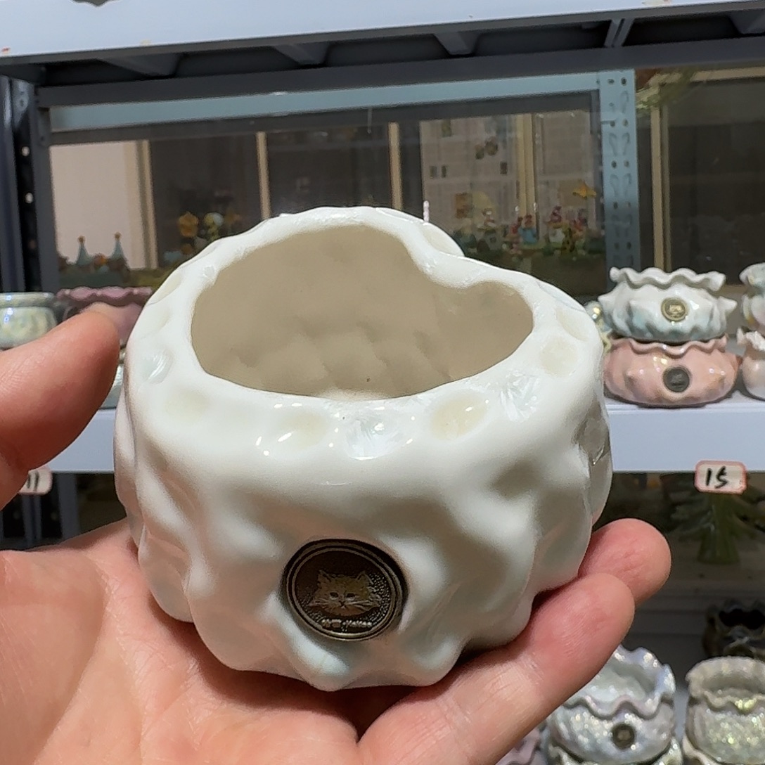 恐***狼厂家直销手工花盆摆件瑕疵