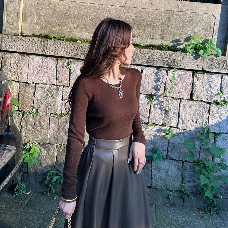 【龙哥清仓】肌底衣女秋冬新款圆领半高领内搭打底衫长袖T恤YY-120