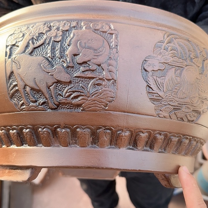 紫砂花盆口30.15口口口