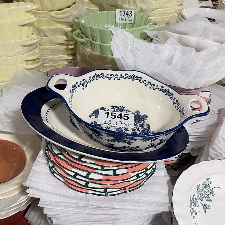 瓷微瑕外贸餐具1545