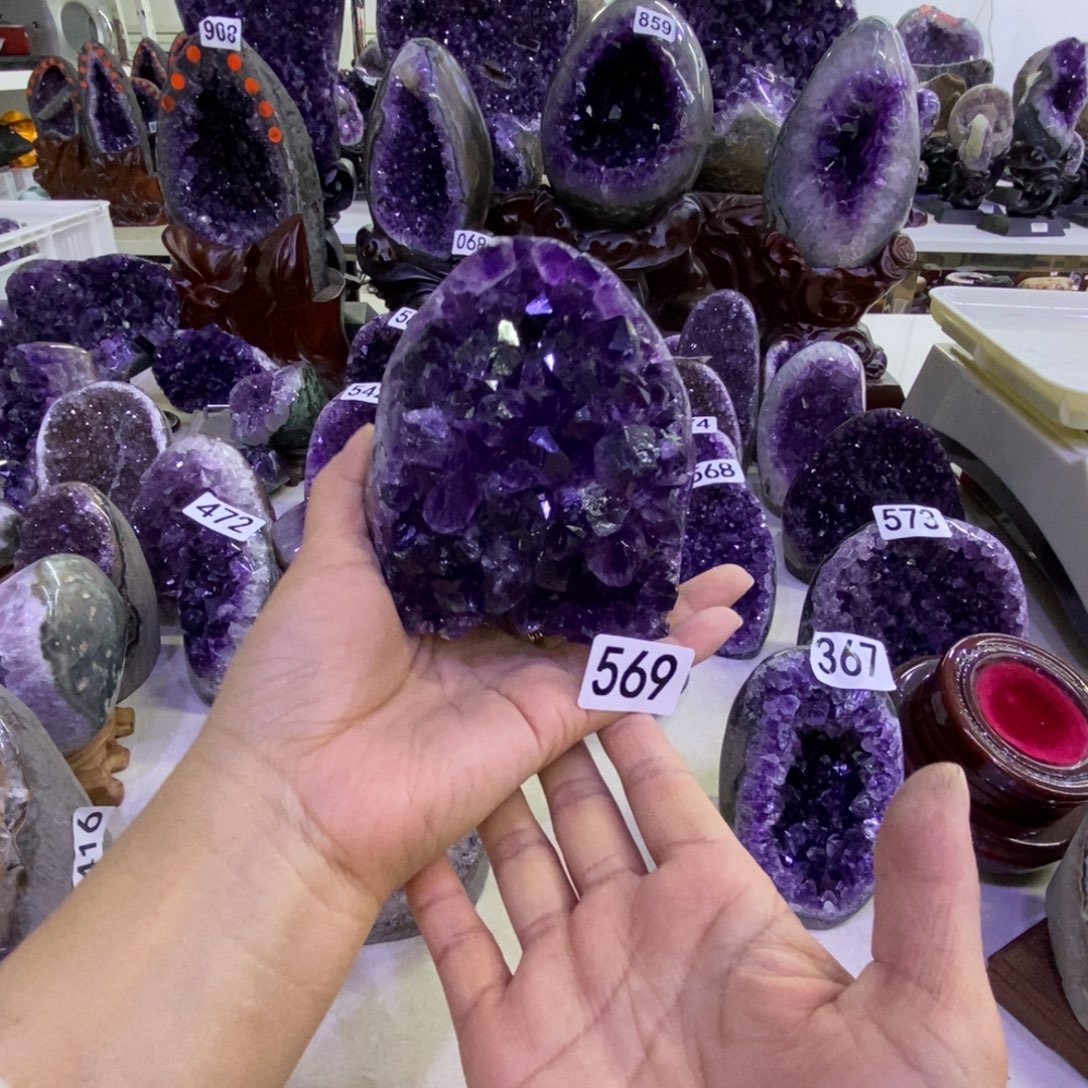 大型摆件（非配饰）未镶嵌紫晶