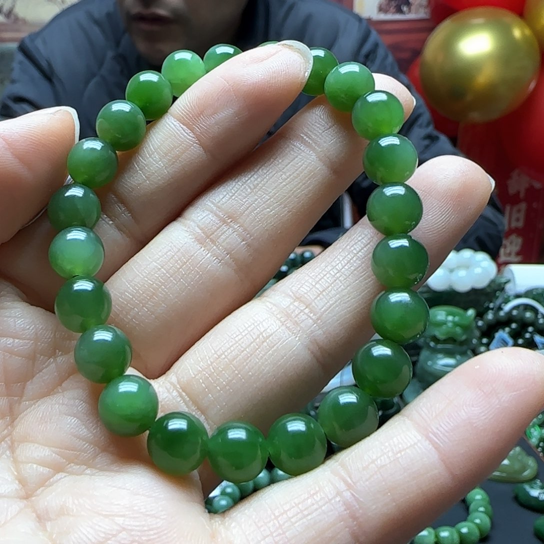 和田玉手串未镶嵌