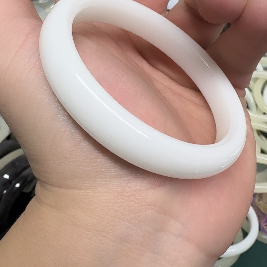 和田玉手镯未镶嵌143号手镯60圈口