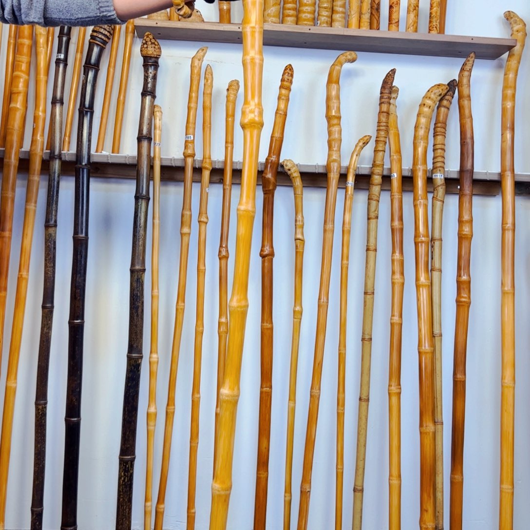 1698玉竹杖登山杖手持拐棍