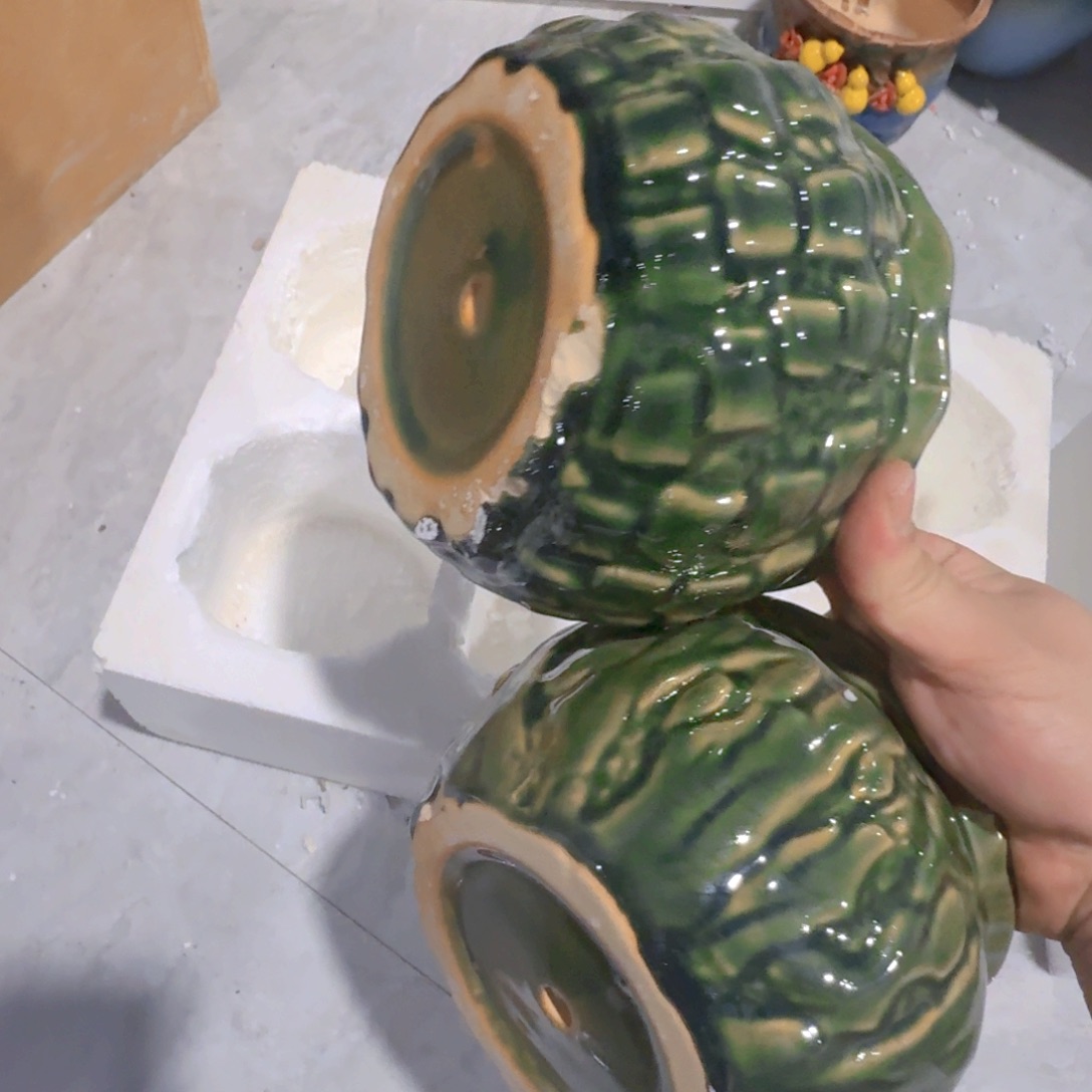 紫砂花盆粗陶盆 呀