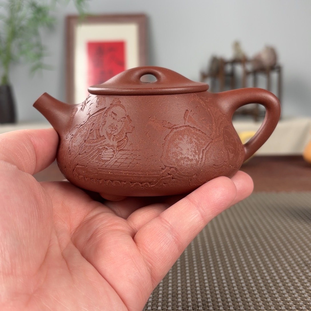 紫砂茶壶黄龙山原矿紫砂壶
