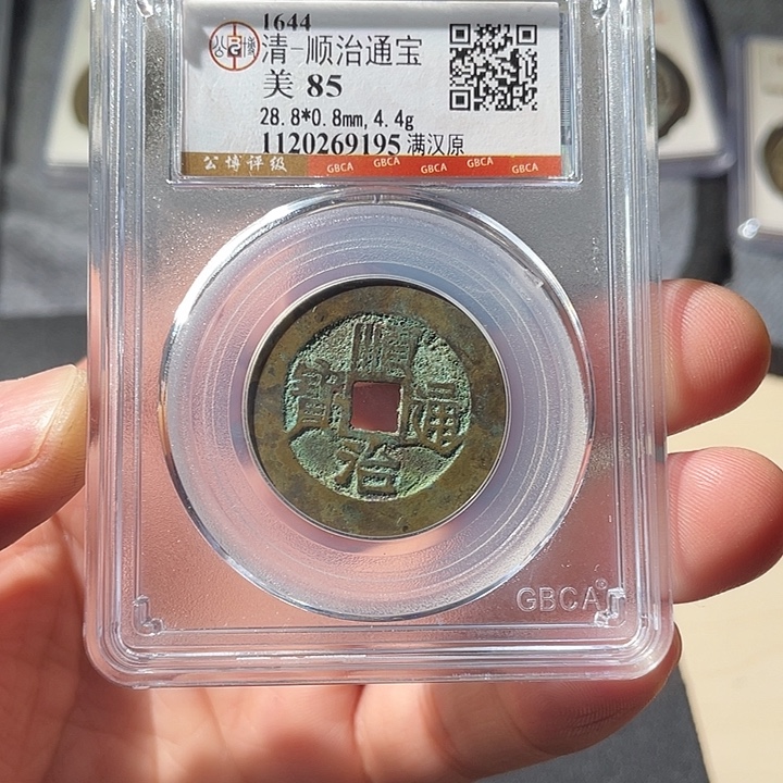 铜ZL评级钱币一个9195