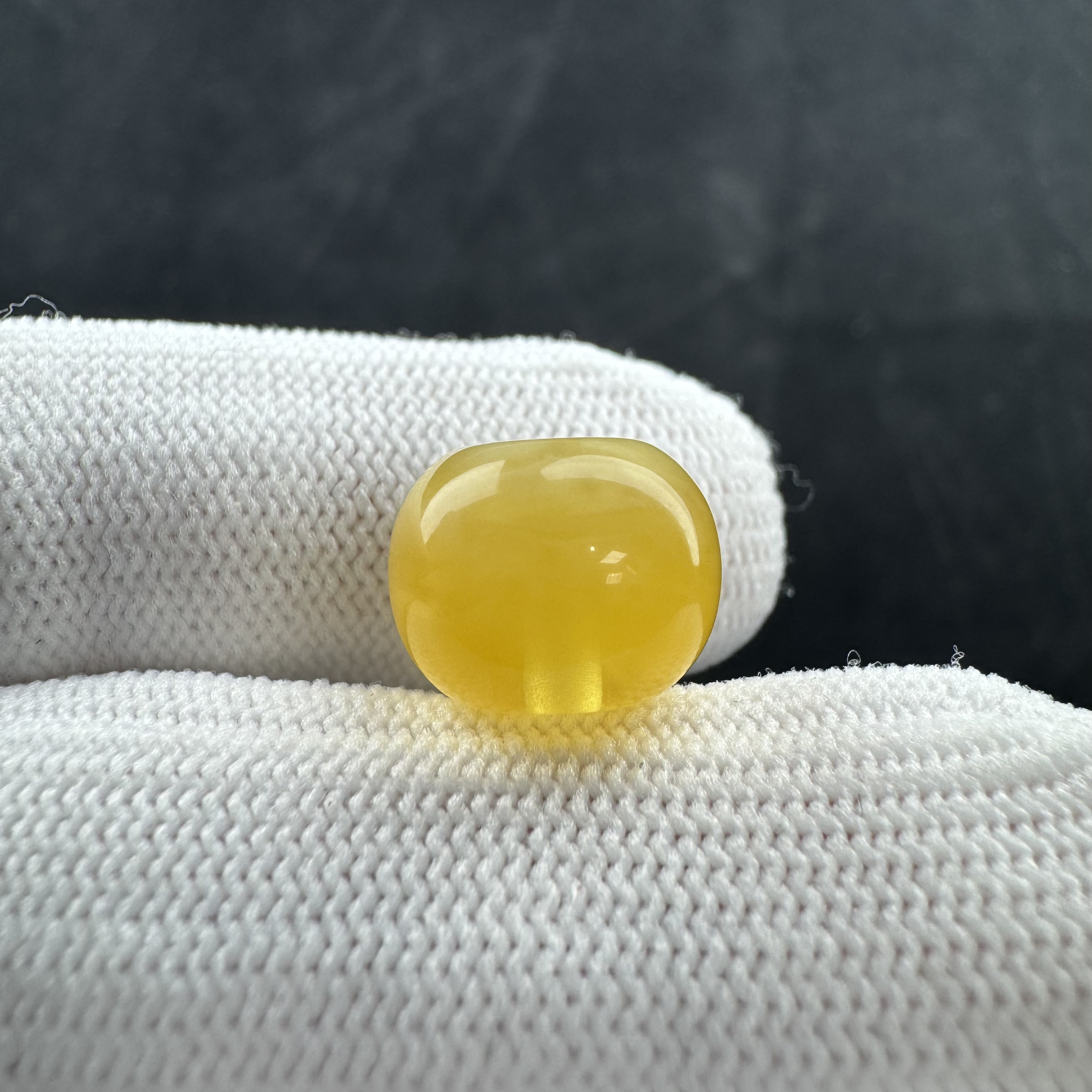 F2525天然蜜蜡 墩子 12.9*9.8mm支持复检 假一罚四