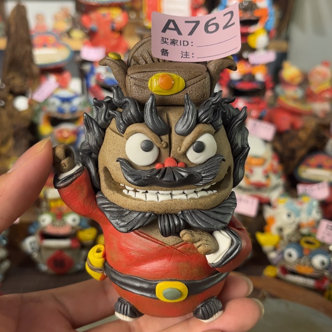 泥塑纯手工茶宠摆件