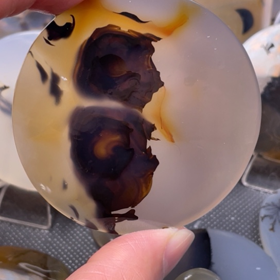 玛瑙/玉髓吊坠(不含链)未镶嵌