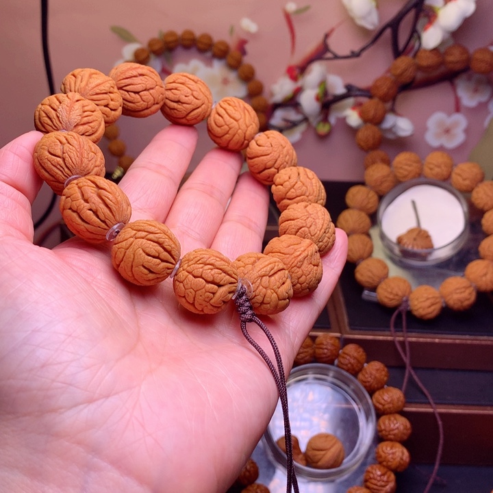 桃核手串龙纹桃核6