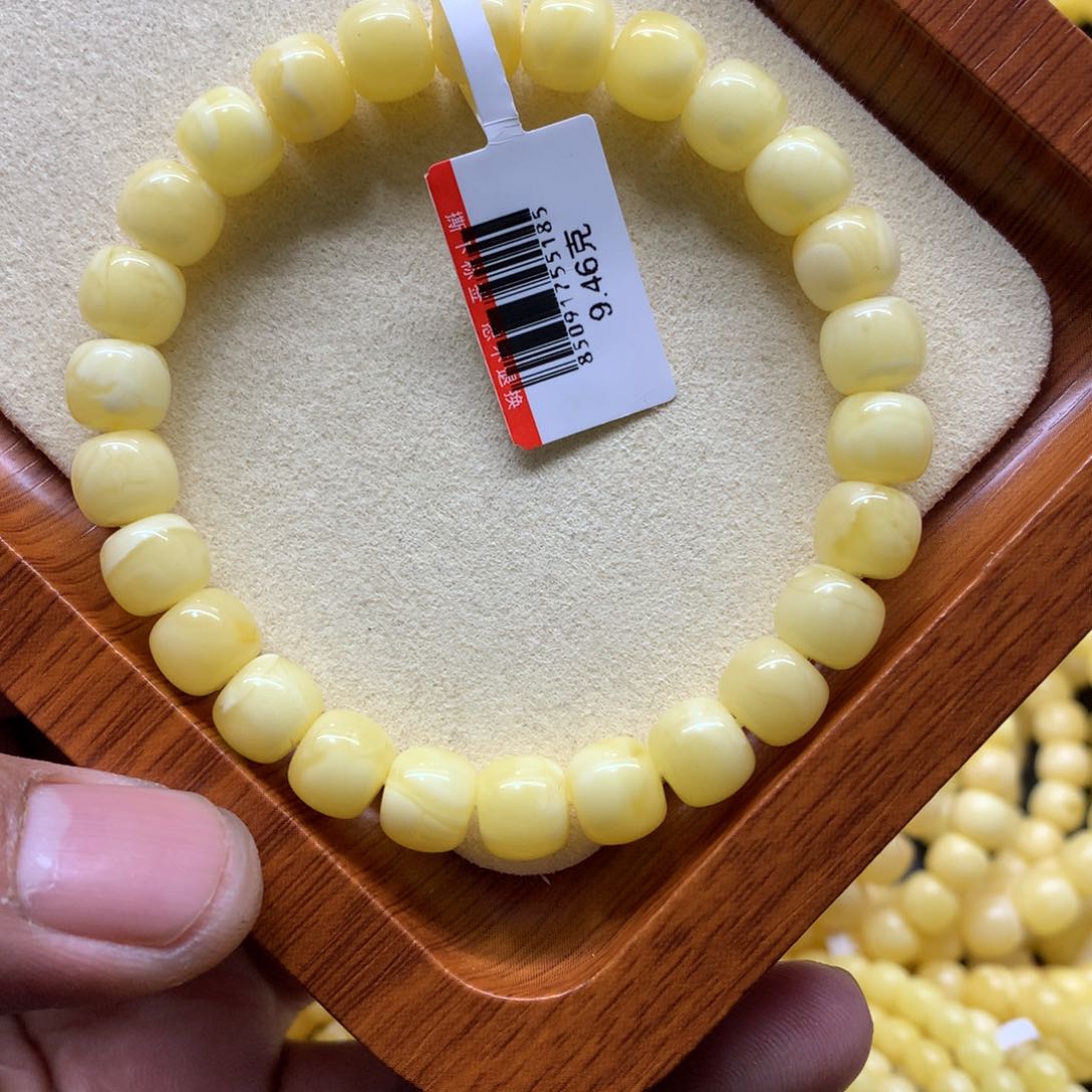 蜜蜡手链未镶嵌蜜蜡