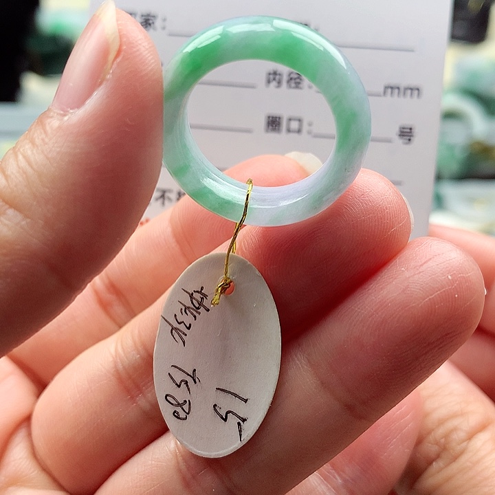 翡翠戒指未镶嵌15号