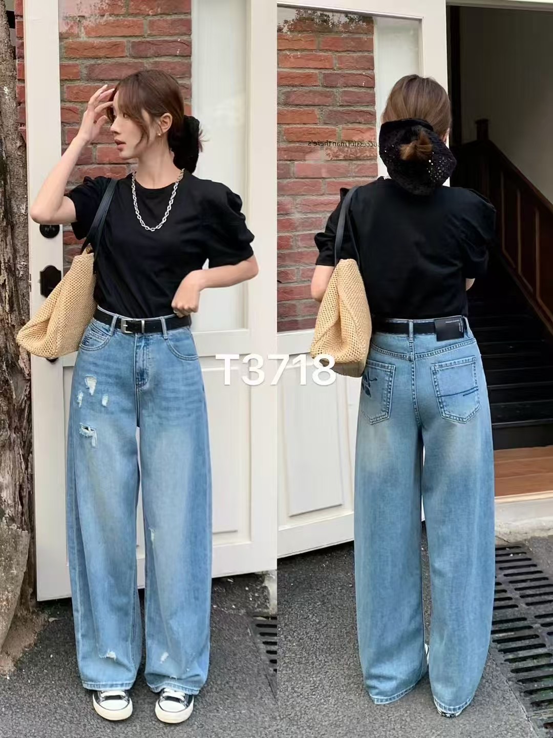 100-199小依妈夏季阔腿裤孤品2