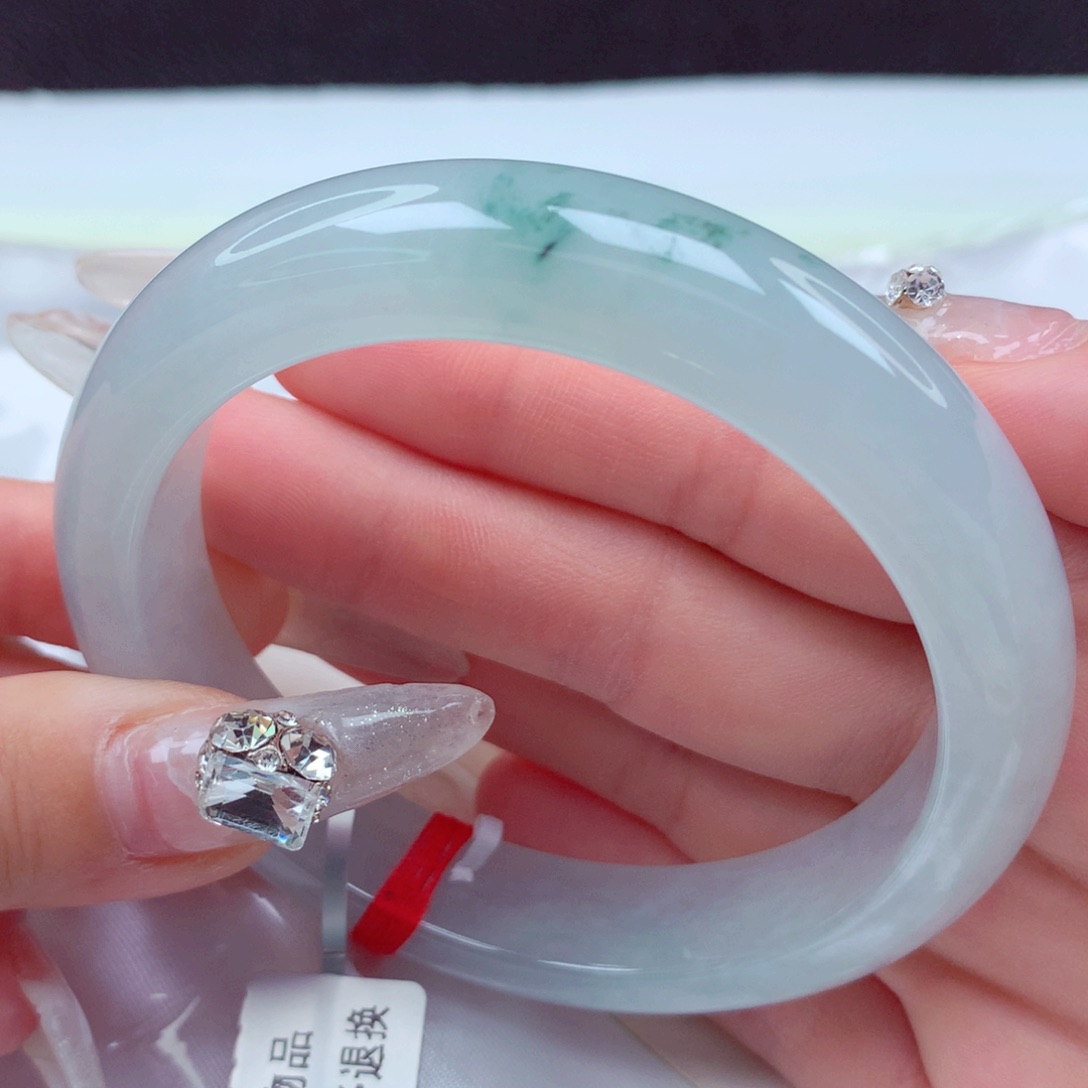 翡翠手镯未镶嵌天然缅甸翡翠A货手镯 9号