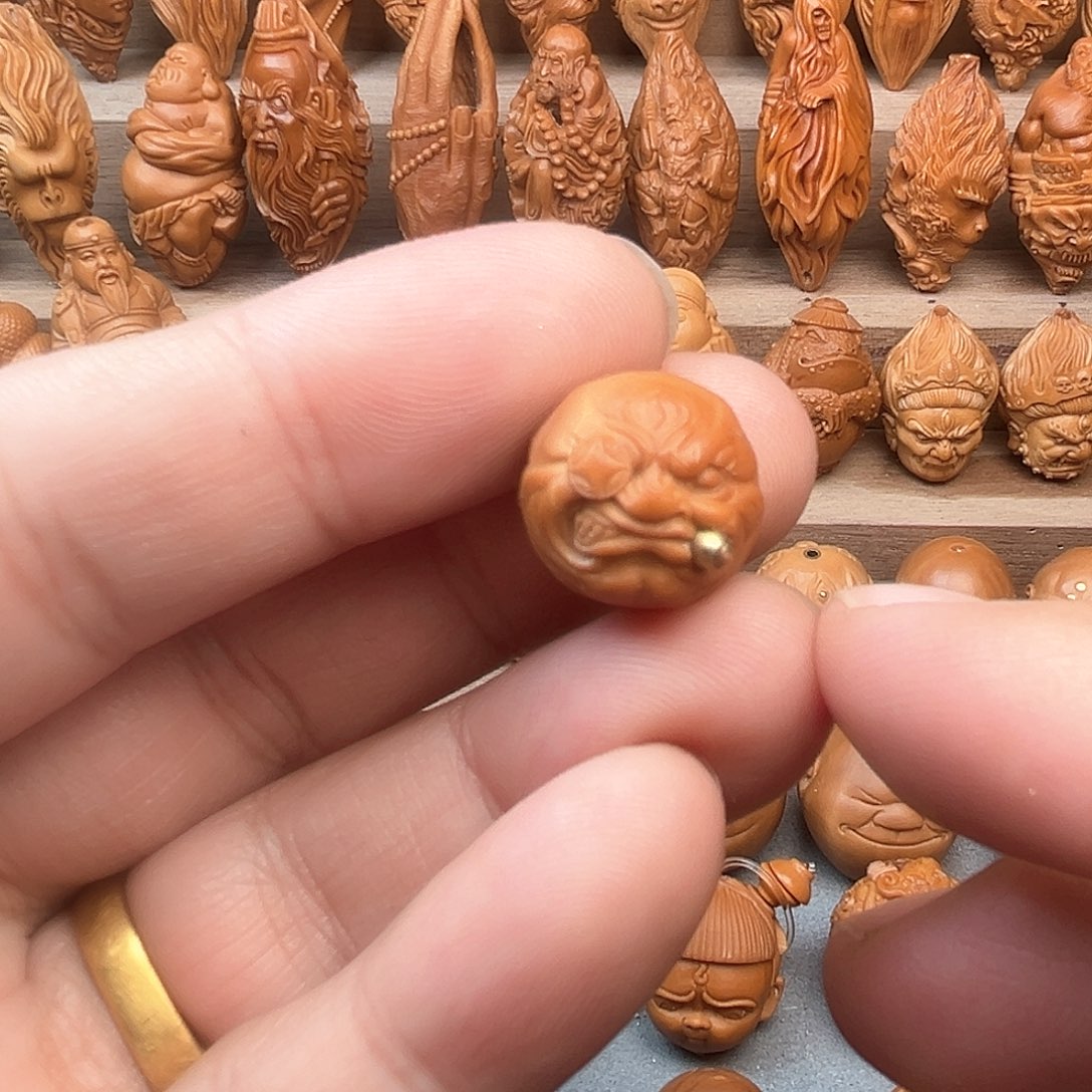 猴头核桃吊坠16恶僧