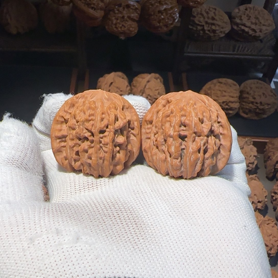 文玩核桃把件T*w42尺全品楼子