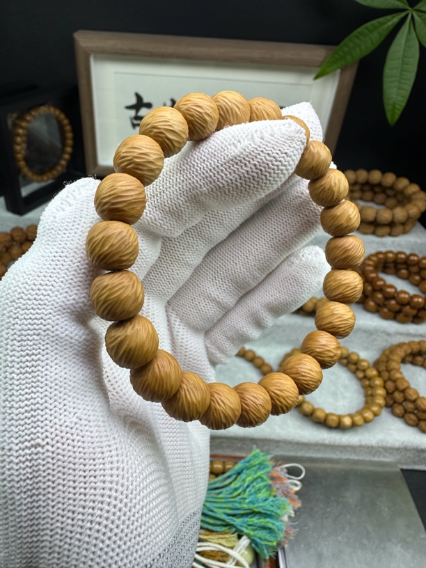 【古艺轩】全品10mm+千仞云锦原皮原色猴头手串