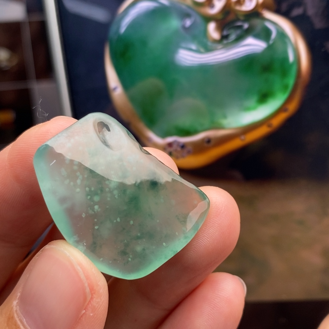 定制翡翠未镶嵌  如意