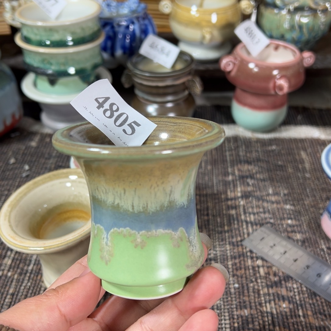 红陶景德镇手工花盆