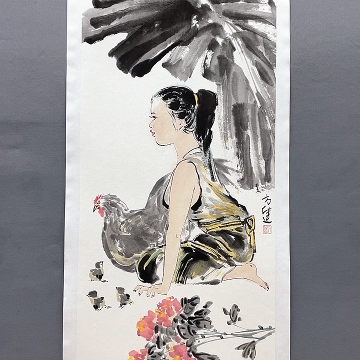 国画傻*哥长乐轩画坊书画作品