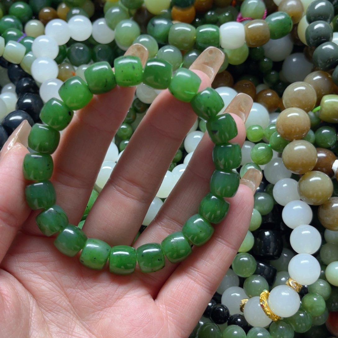 和田玉手链未镶嵌