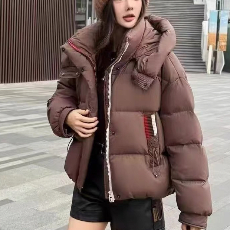 邹先森9903-29(羽)可拆卸帽子短款新款超好看百搭休闲外套连帽