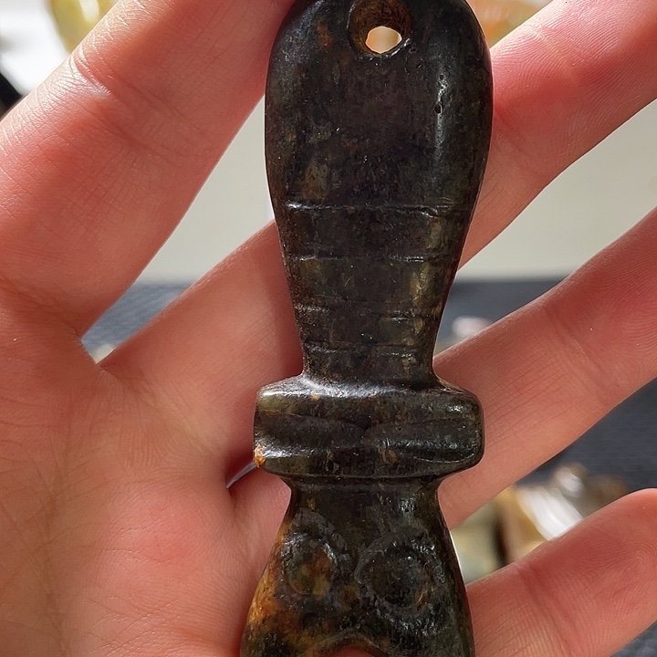 岫岩河磨玉（透闪石质玉）未镶嵌挂件