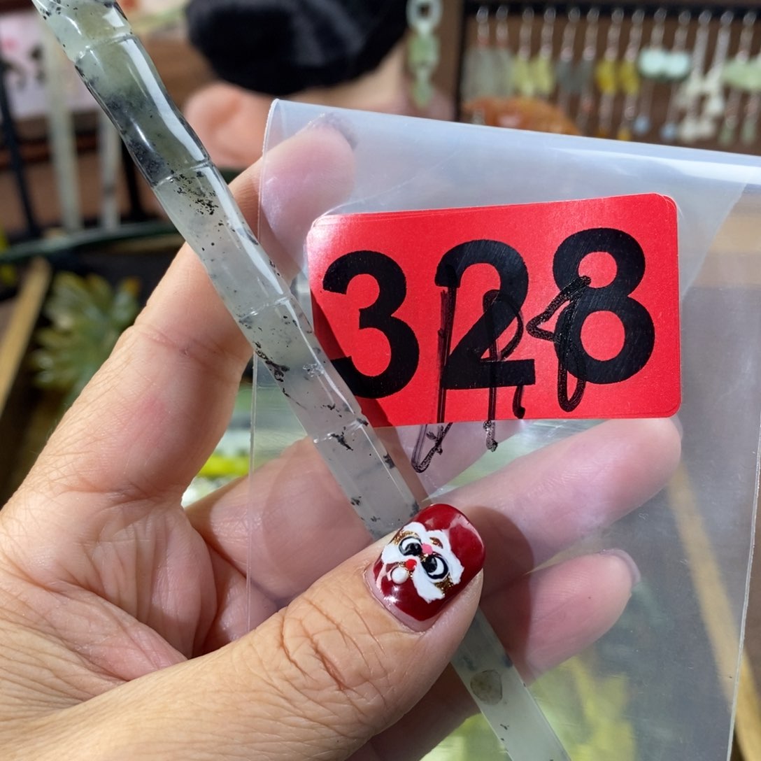 蛇纹石玉玉簪合金用****1