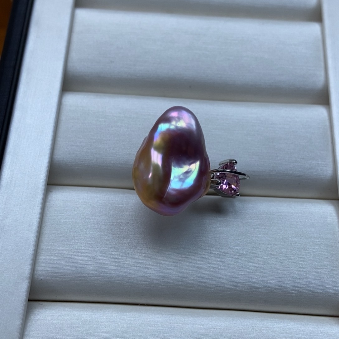 淡水珍珠戒指合金特价185