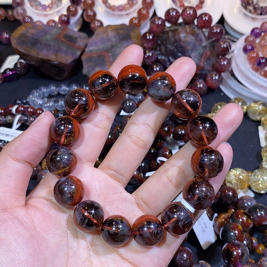 水晶手链未镶嵌15.5mm左右