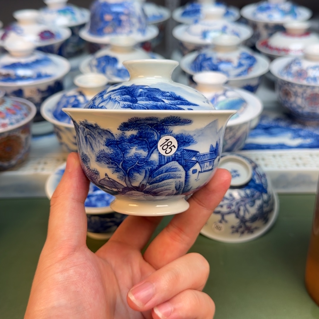 彦祖纯手工手绘茶具185