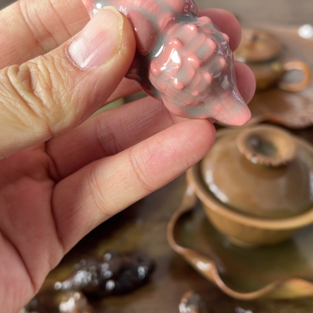 ****处琉璃手工艺品龙泉青瓷鳄鱼