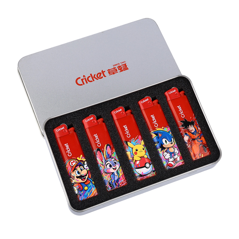 草蜢打火机烈日红创意UV高颜值防爆打火机款式适合送男女生礼物