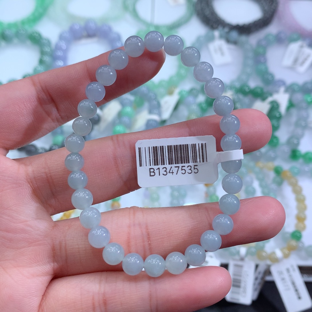 翡翠手链未镶嵌天然