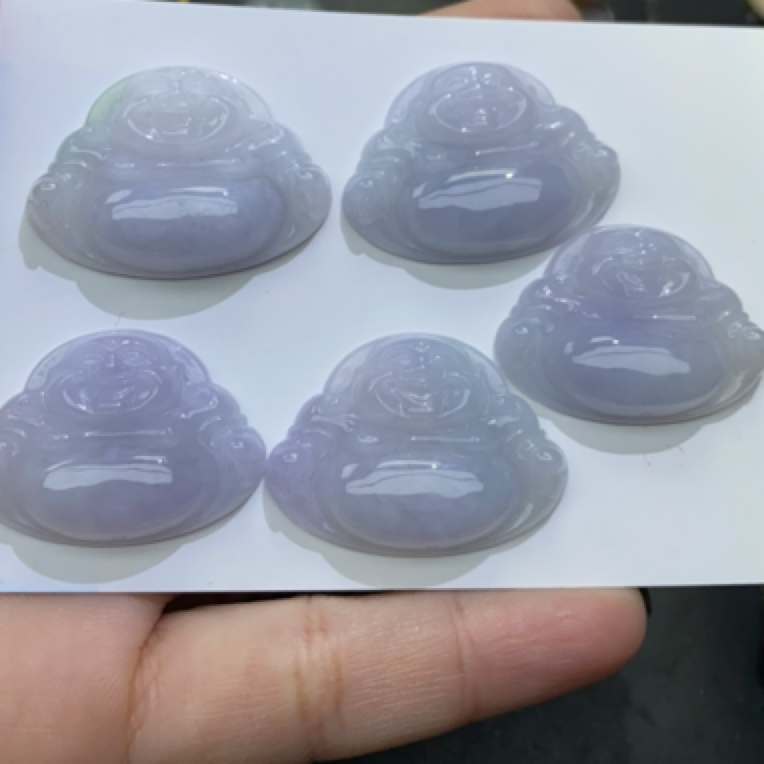 天然缅甸翡翠a货紫佛公 多样性发一 