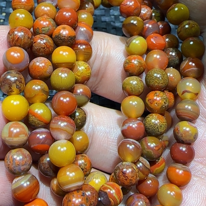 蓝***豚玛瑙/玉髓未镶嵌吊坠